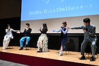 ムードメーカーだと思う人を指す「マイダイアリー」キャスト陣