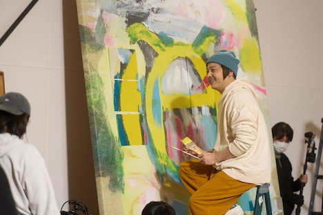 映画「まる」メイキング写真