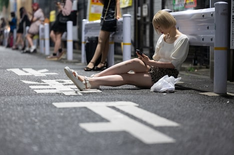 映画「頂き女子」メイキング写真