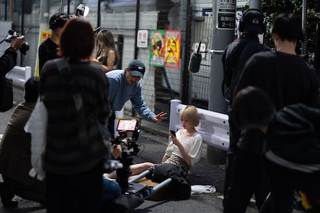 映画「頂き女子」メイキング写真