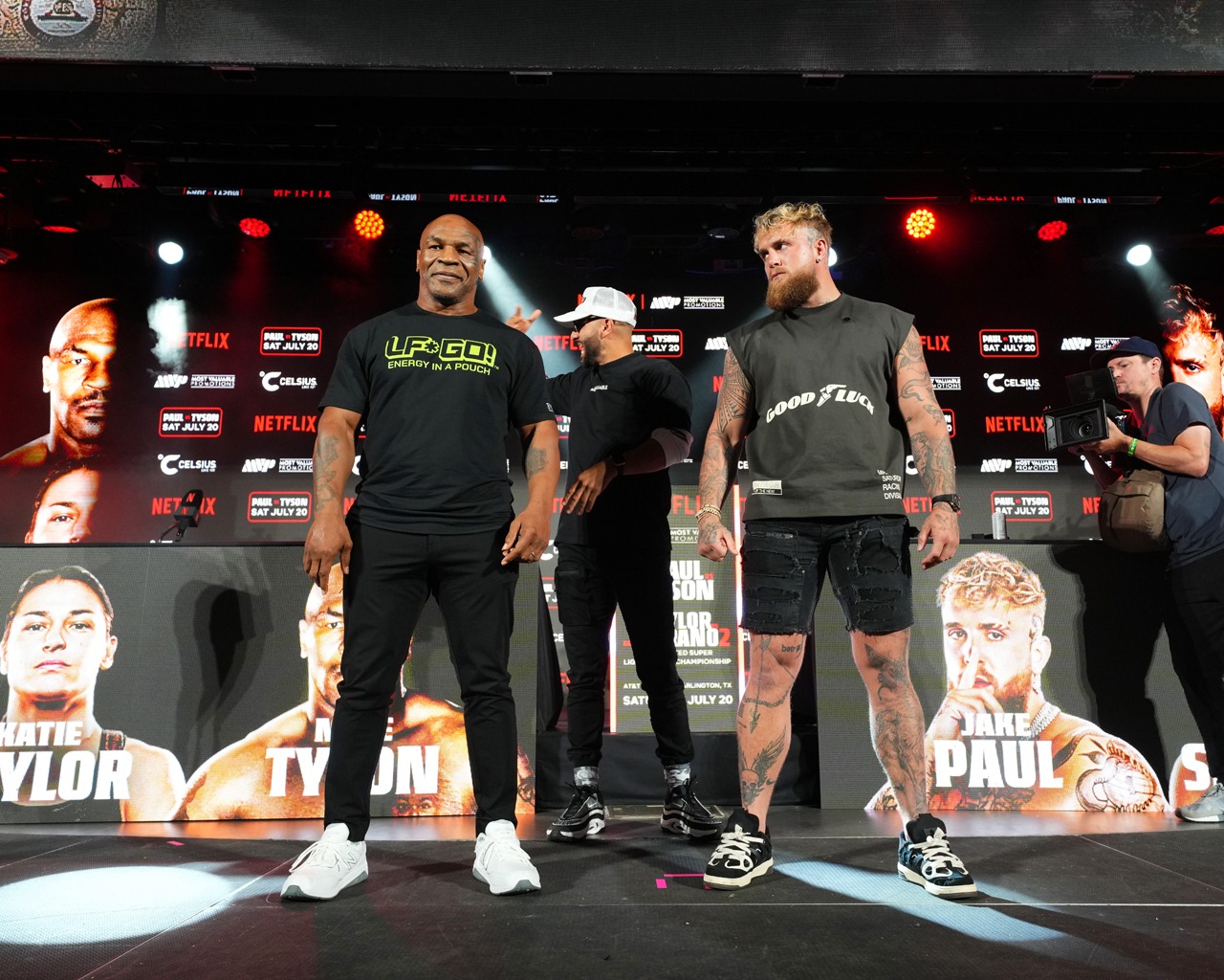 「ジェイク・ポールVSマイク・タイソン」場面写真