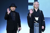 左から白石和彌、本山力
