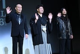 左から千原せいじ、小柳亮太、野村周平