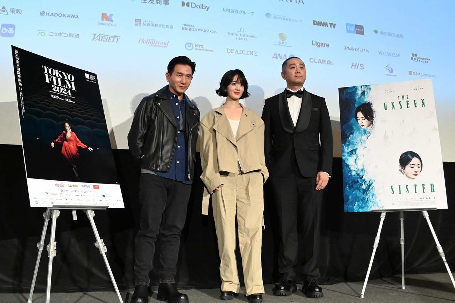 「チャオ・イェンの思い」インターナショナルプレミアの様子。ミディ・ジー（左）、チャオ・リーイン（右）