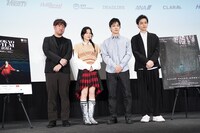 「ミッシング・チャイルド・ビデオテープ」舞台挨拶の様子