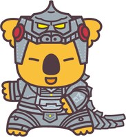 メカゴジラ（1974年）に変身したコアラ