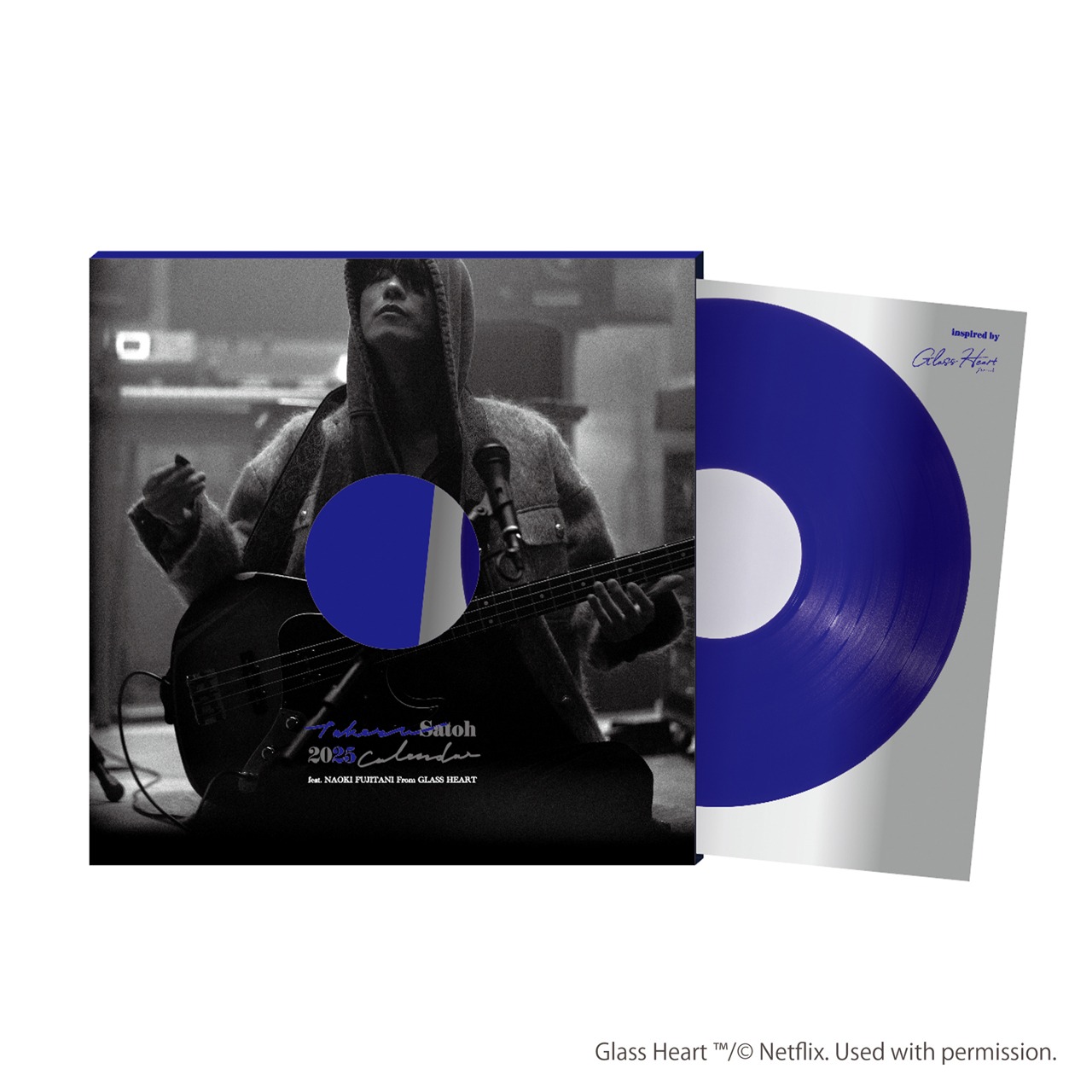 「TAKERU SATOH 2025 CALENDAR feat. NAOKI FUJITANI From GLASS HEART」展開図