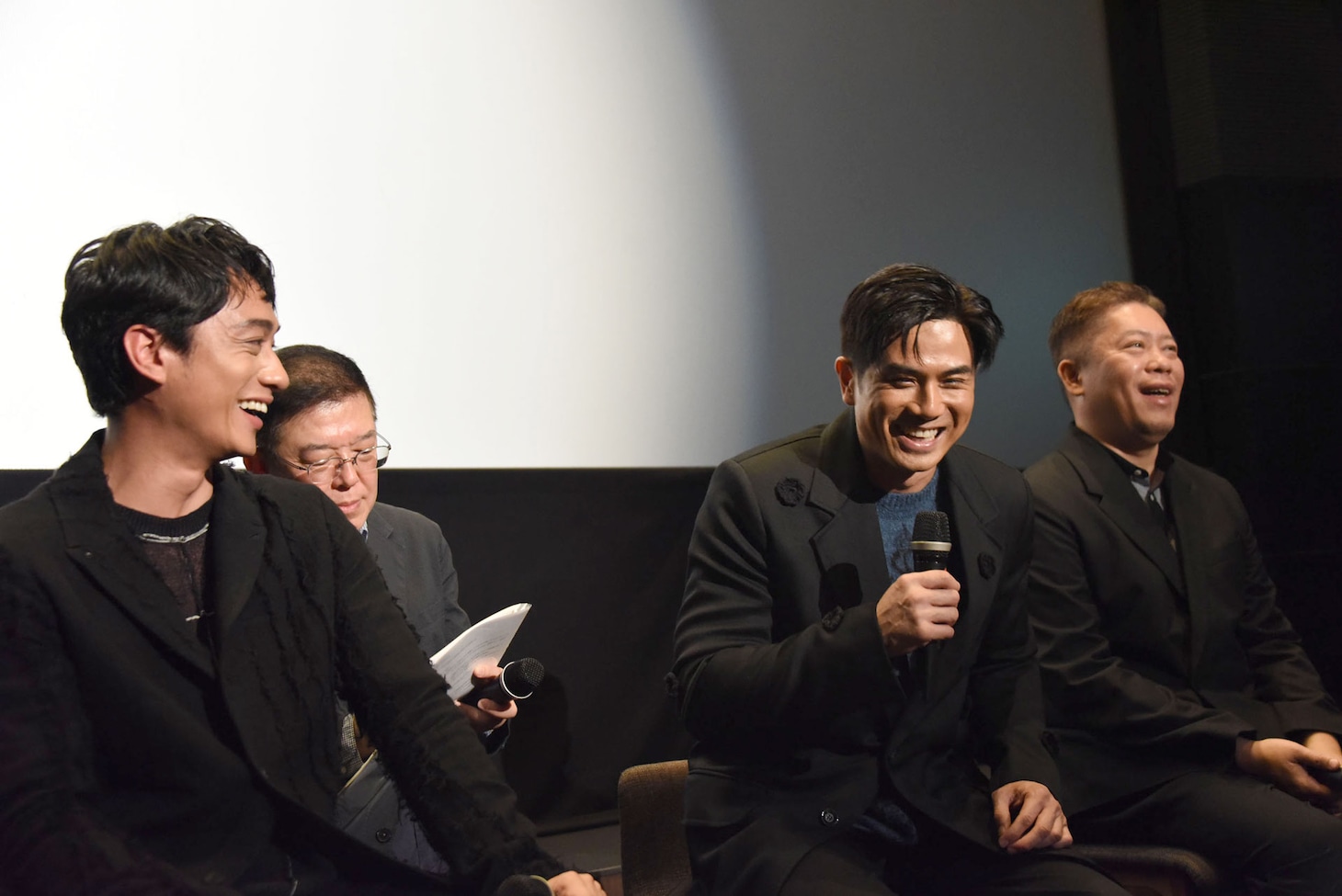 左からテレンス・ラウ、フィリップ・ン、アンガス・チャン