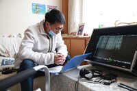 中国映画「夏が来て、冬が往く」メイキング写真