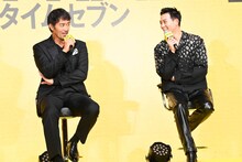 阿部寛（左）と竜星涼（右）