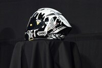 森且行が持参したヘルメット