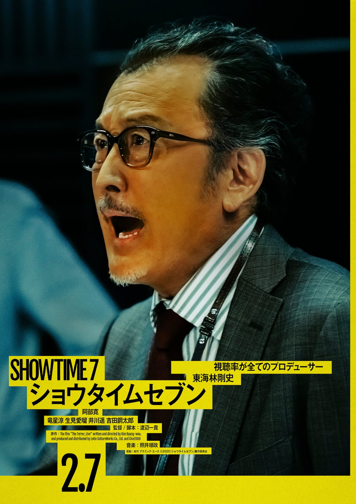 「ショウタイムセブン」キャラクタービジュアル（吉田鋼太郎）