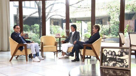 「ボクらの時代」より、左から柴俊夫、松崎しげる、田中健