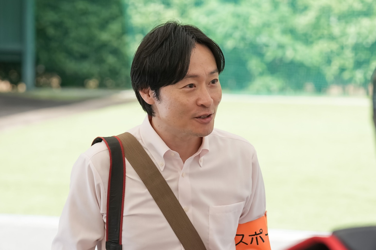 「おむすび」より、松本を演じる川西賢志郎。（写真提供：NHK）