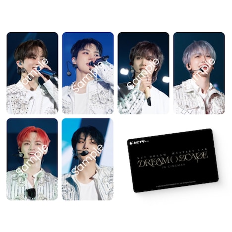 「NCT DREAM Mystery Lab: DREAM( )SCAPE in Cinemas」ムビチケ特典のオリジナルフォトカード（イメージ）