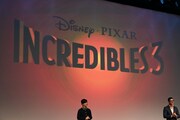 「ディズニー・コンテンツ・ショーケース2024」で、「Incredibles 3（原題）」を紹介する様子