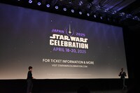 「ディズニー・コンテンツ・ショーケース2024」で、「スターウォーズ セレブレーション ジャパン2025」の開催を発表する様子