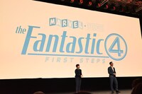 「ディズニー・コンテンツ・ショーケース2024」で、「The Fantastic Four: First Steps（原題）」を紹介する様子