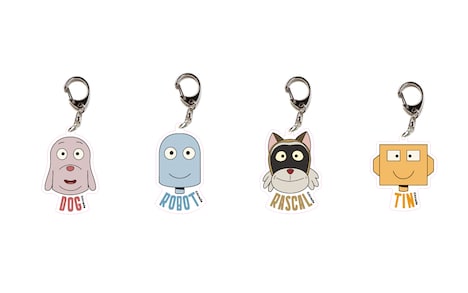 「ロボット・ドリームズ」みんなともだちアクリルキーホルダー（各税込900円）