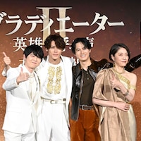 「グラディエーターII」武内駿輔、“皇帝”宮野真守&梶裕貴からサムズダウン食らう