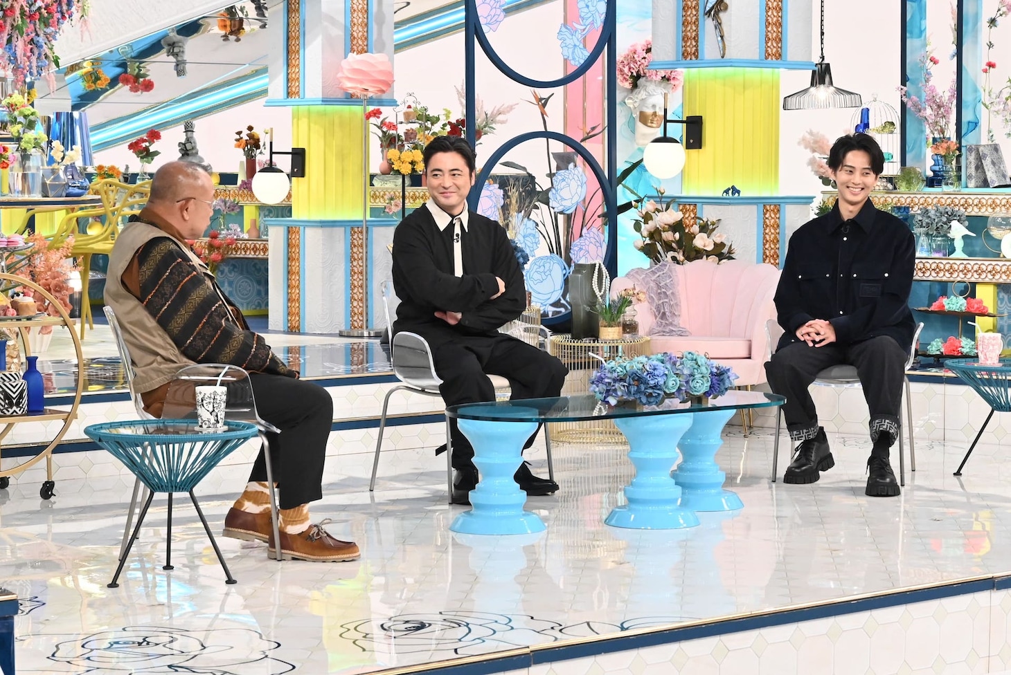 「A-Studio+」より、左から笑福亭鶴瓶、山田孝之、藤ヶ谷太輔