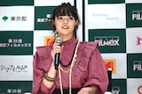 第25回東京フィルメックスにて、「ザ・ゲスイドウズ」舞台挨拶に登壇した夏子