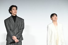 左から寛一郎、三浦透子