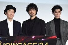 左からリリー・フランキー、斎藤工、寛一郎