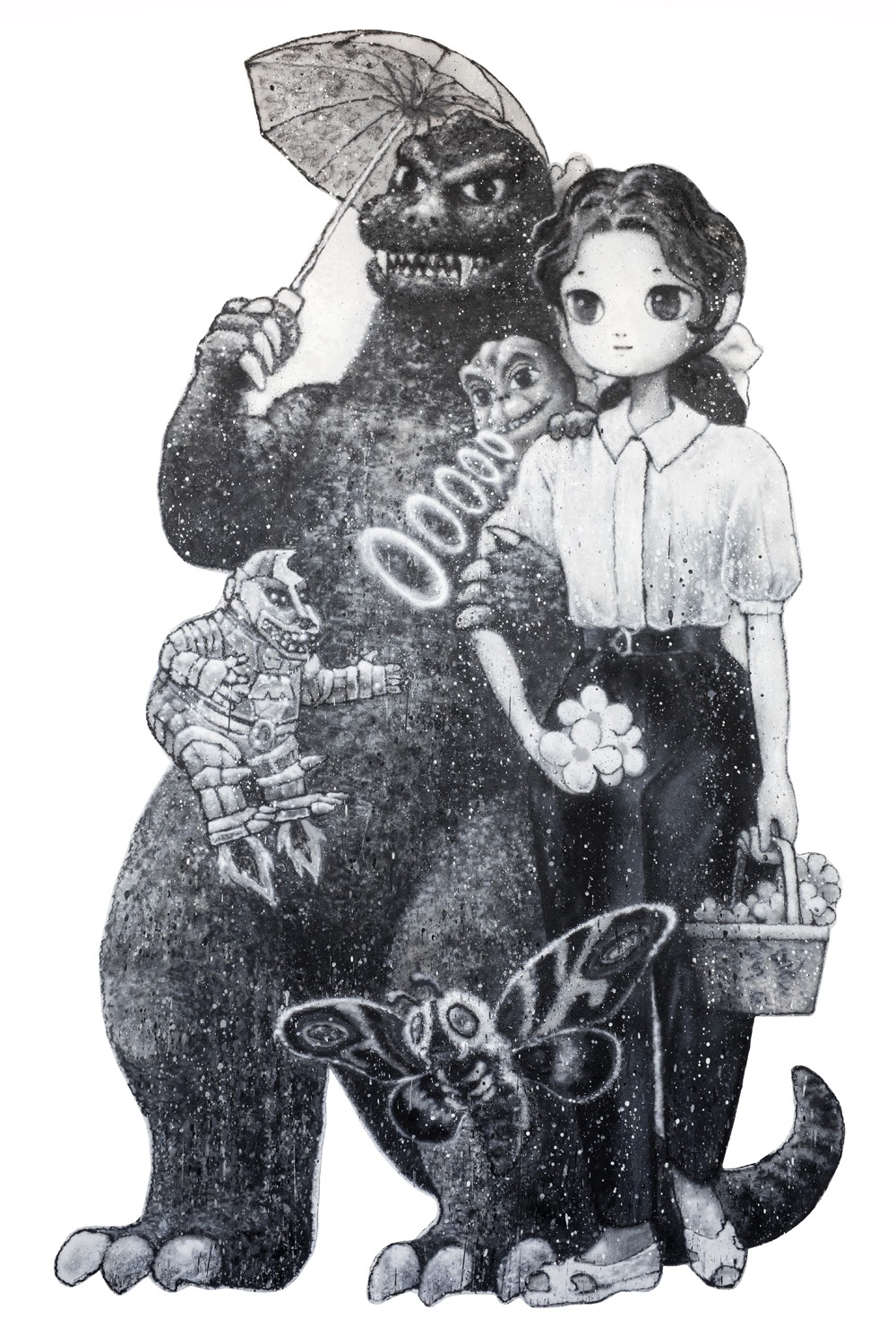 「GODZILLA THE ART by PARCO vol. 4 curated by NANZUKA」に展示されるアート作品