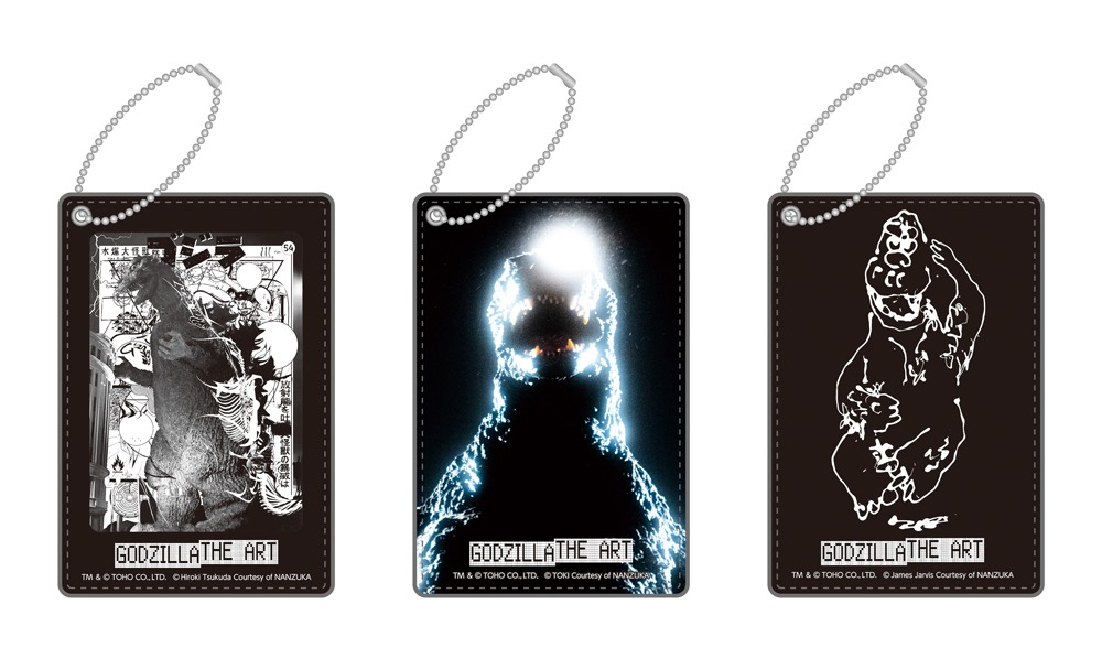 「GODZILLA THE ART by PARCO vol. 4 curated by NANZUKA」で販売されるグッズ（パスケース）