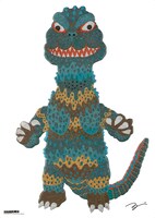 「GODZILLA THE ART by PARCO vol. 4 curated by NANZUKA」で販売されるグッズ（ポスター）