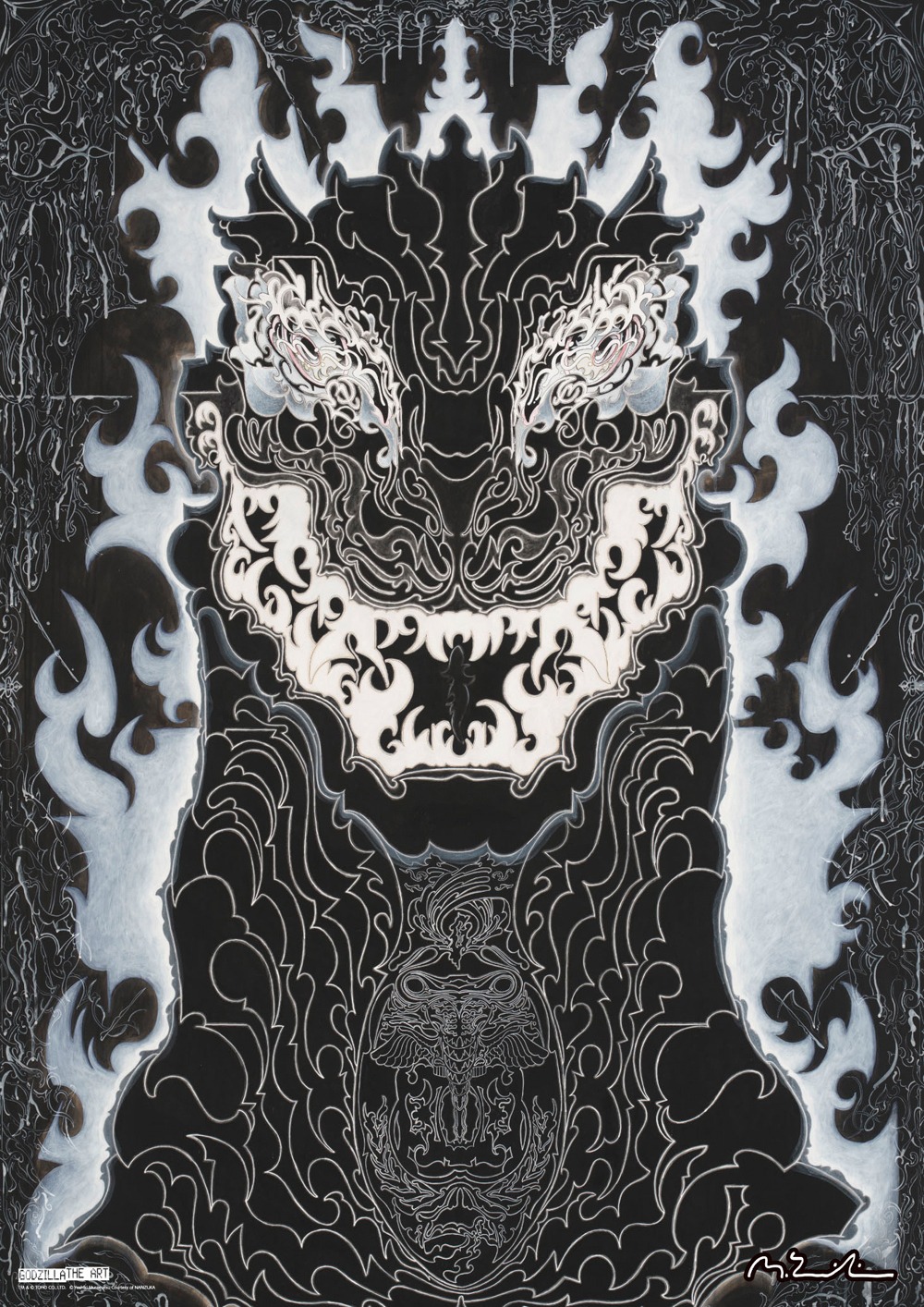 「GODZILLA THE ART by PARCO vol. 4 curated by NANZUKA」で販売されるグッズ（ポスター）