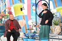 「A-Studio+」より、左から笑福亭鶴瓶、尾野真千子