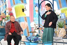 「A-Studio+」より、左から笑福亭鶴瓶、尾野真千子