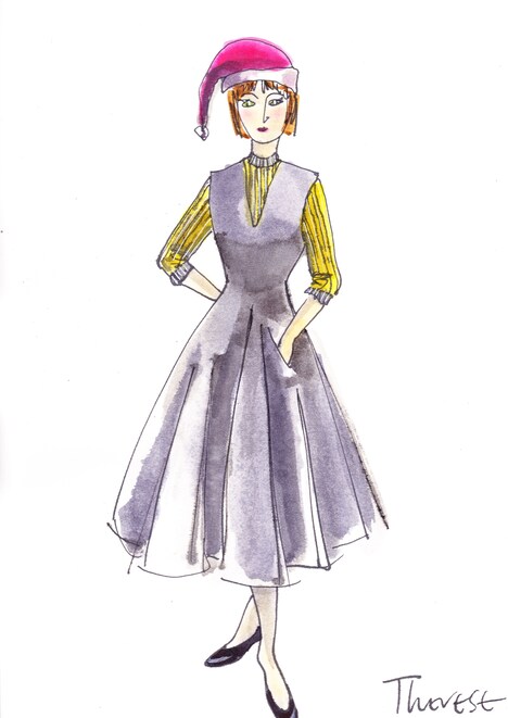 「キャロル」クリスマス特別上映 入場者プレゼントのビジュアル(テレーズver.)