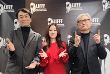 左から森谷雄、岡エリカ、堤幸彦