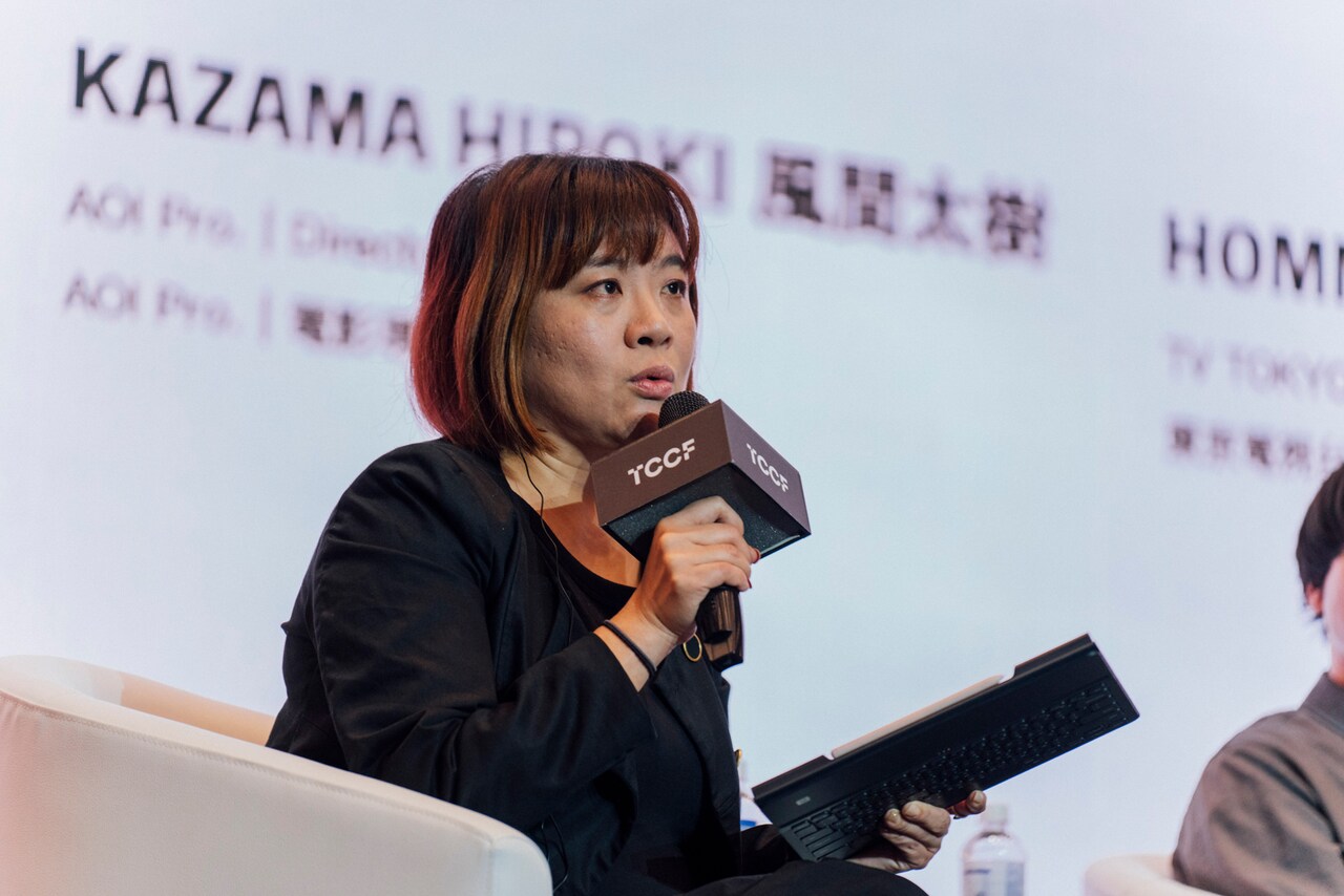 MCを務めたアニタ・ソン(宋鎵琳)