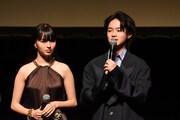第16回TAMA映画賞授賞式より、左から中西希亜良、越山敬達