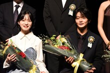 第16回TAMA映画賞授賞式より、左から早瀬憩、齋藤潤