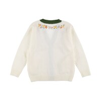 「Donguri Closet限定 耳をすませば フラワー刺繍カーディガン」