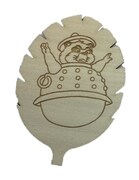 「平成狸合戦ぽんぽこ」オリジナル木製カード (c)1994 Isao Takahata/Studio Ghibli, NH