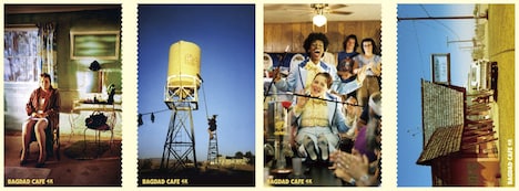 「バグダッド・カフェ（4Kレストア版）」入場者特典となる「特製じゃばらポストカード4枚セット」ビジュアル