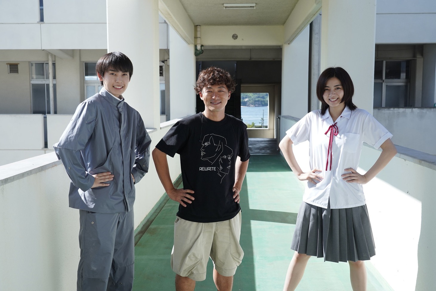 映画「リライト」のオフショット。