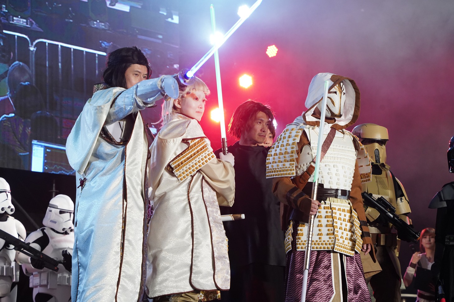 「スター・ウォーズ」のコスプレイヤーたち