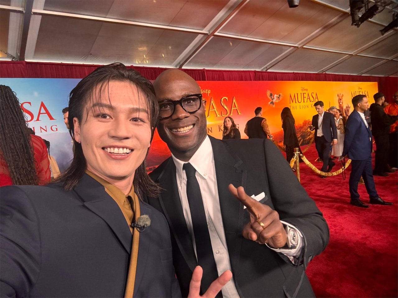 松田元太が「ライオン・キング：ムファサ」世界プレミアに参加、監督らと再会楽しむ