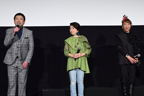左から関俊彦、田中真弓、高山みなみ