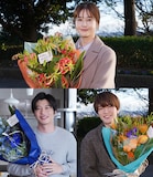 松本若菜(上段)、田中圭(下段左)、深澤辰哉(下段右)