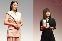 左からMEGUMI、許馨予