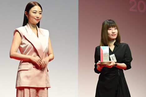 左からMEGUMI、許馨予