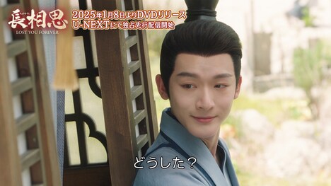 中国ドラマ「長相思」第1話より、ジャン・ワンイー（張晩意）演じる軒